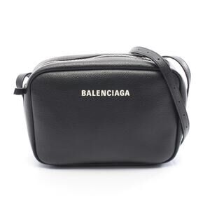 Balenciaga Camera Shoulder Bag Leather Black